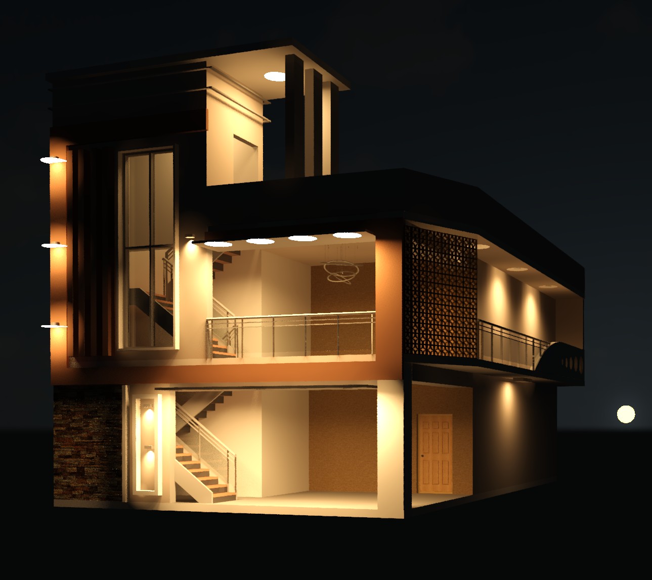 3D Model and Rendering